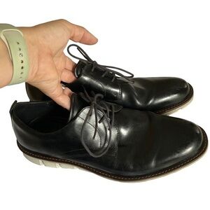 Ecco Men’s  Black Comfortable Derby shoes size 45